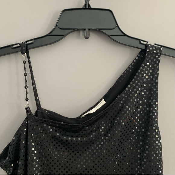 Fairweather Small Petite Black Sequinned Dress - Picture 5 of 8